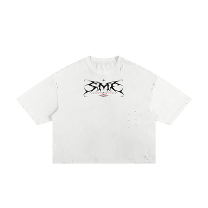 Death Over Fear - Classic Frayed Boxy Tee