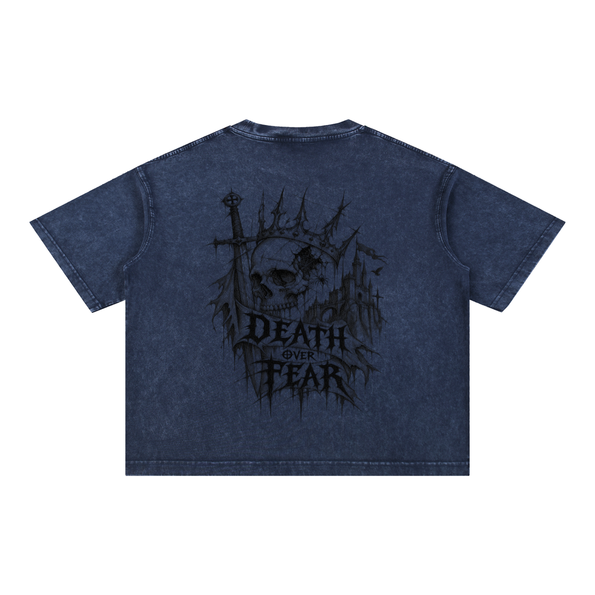 Mineral Wash Boxy Cotton T-Shirt
