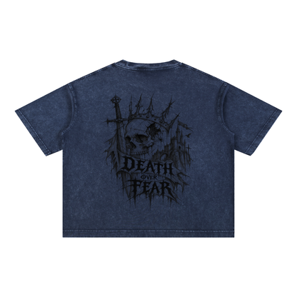 Mineral Wash Boxy Cotton T-Shirt