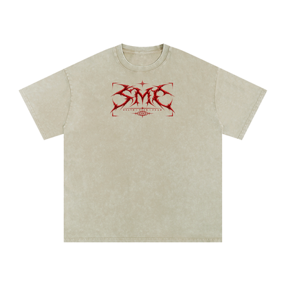 Ferrari F40 Tokyo Racing Tee – Snow Washed Oversized Cotton T-Shirt