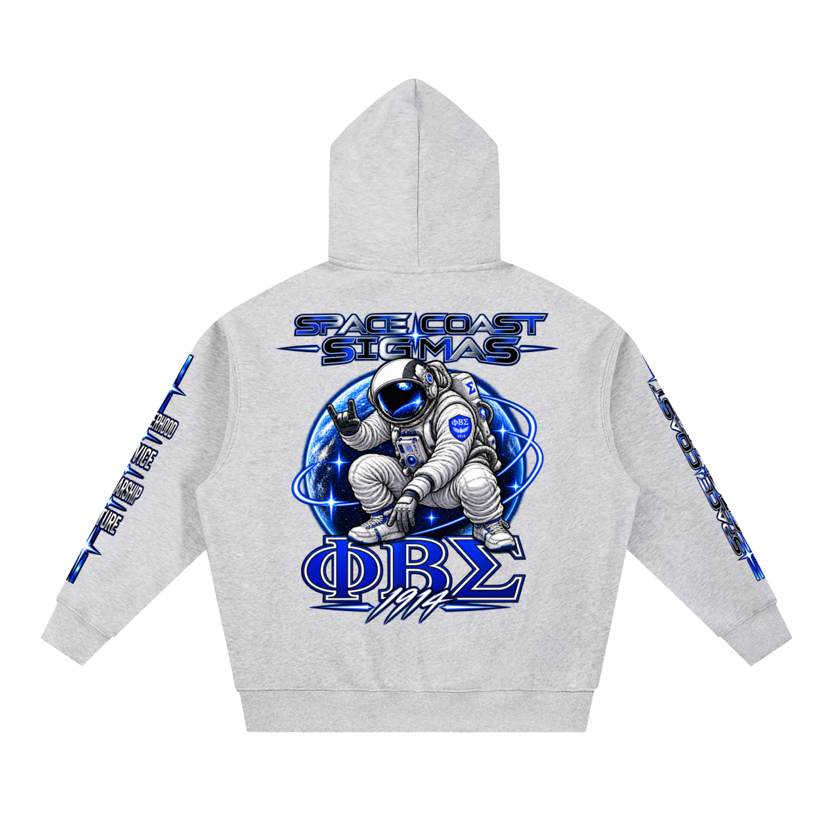 Space Coast Sigmas Essential Oversized Boxy Fit Fleece Hoodie