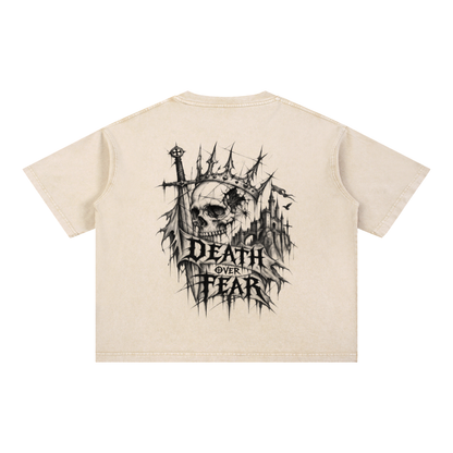 Mineral Wash Boxy Cotton T-Shirt