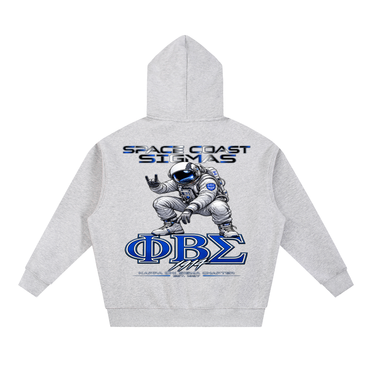 Space Coast Sigmas Essential Oversized Boxy Fit Fleece Hoodie