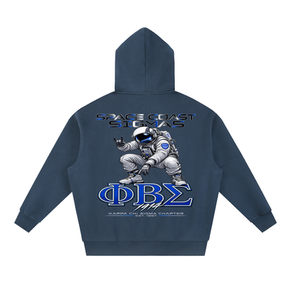 Space Coast Sigmas Essential Oversized Boxy Fit Fleece Hoodie