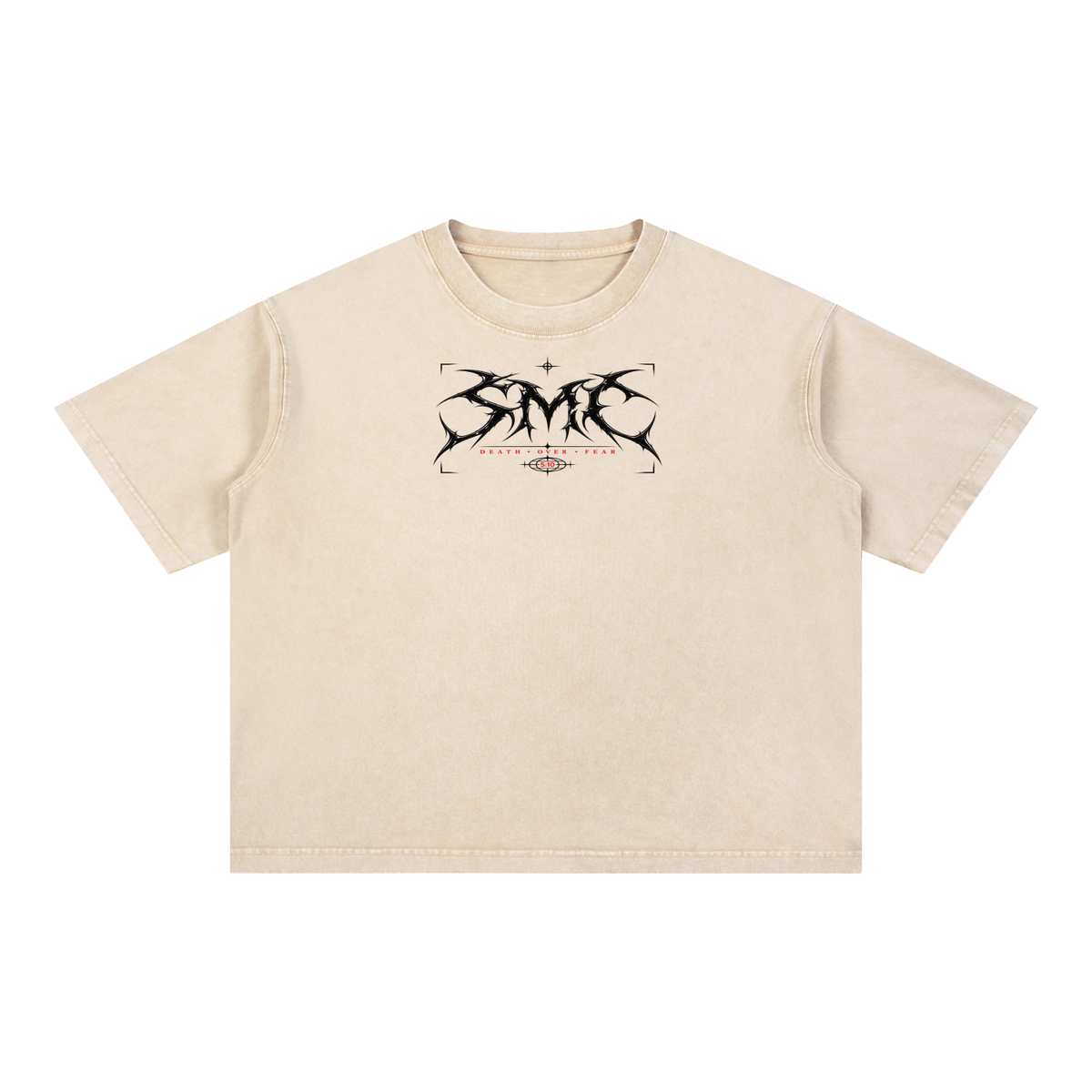 Mineral Wash Boxy Cotton T-Shirt