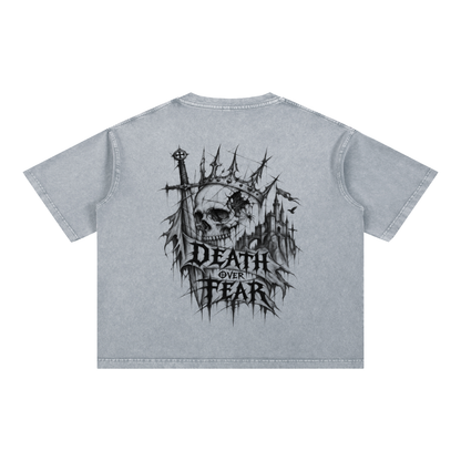 Mineral Wash Boxy Cotton T-Shirt