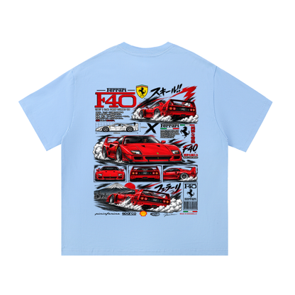Ferrari F40 Tokyo Racing Tee – Essential Cotton T-Shirt
