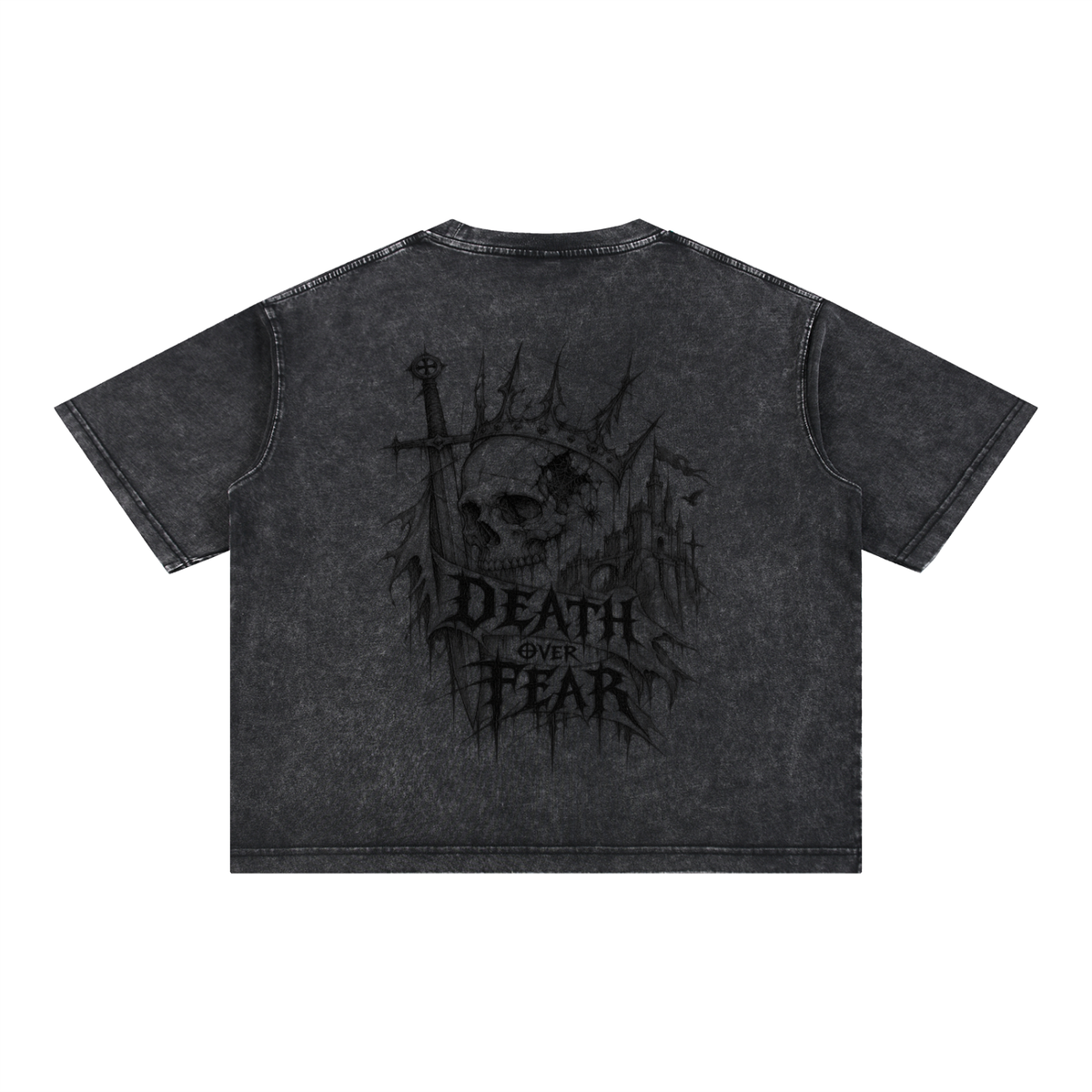 Mineral Wash Boxy Cotton T-Shirt