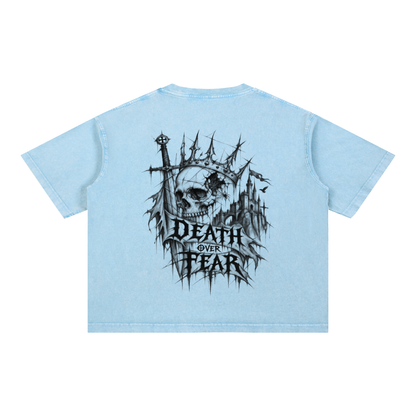 Mineral Wash Boxy Cotton T-Shirt