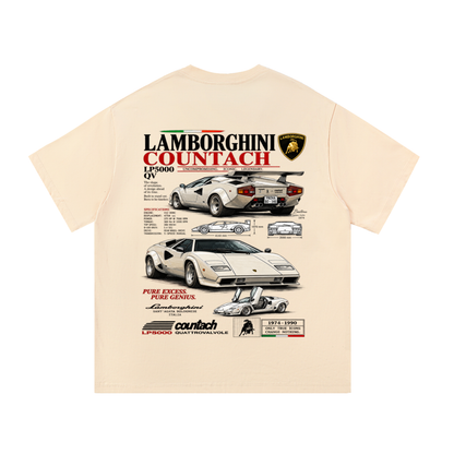 Lamborghini Countach Retro Racing Tee - Essential Cotton T-Shirt
